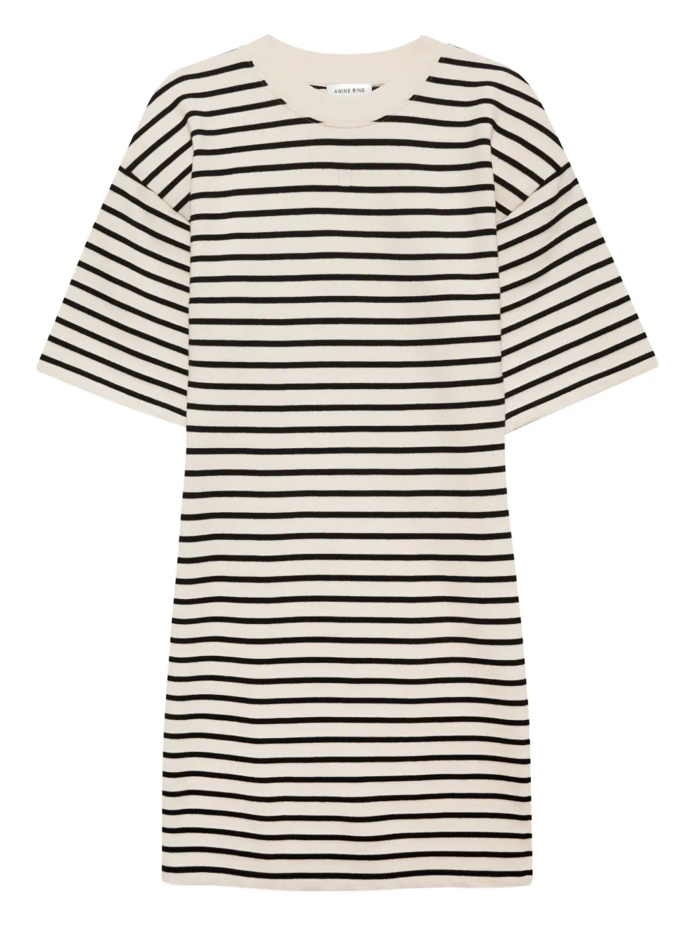 ANINE BING STRIPED MINI DRESS 