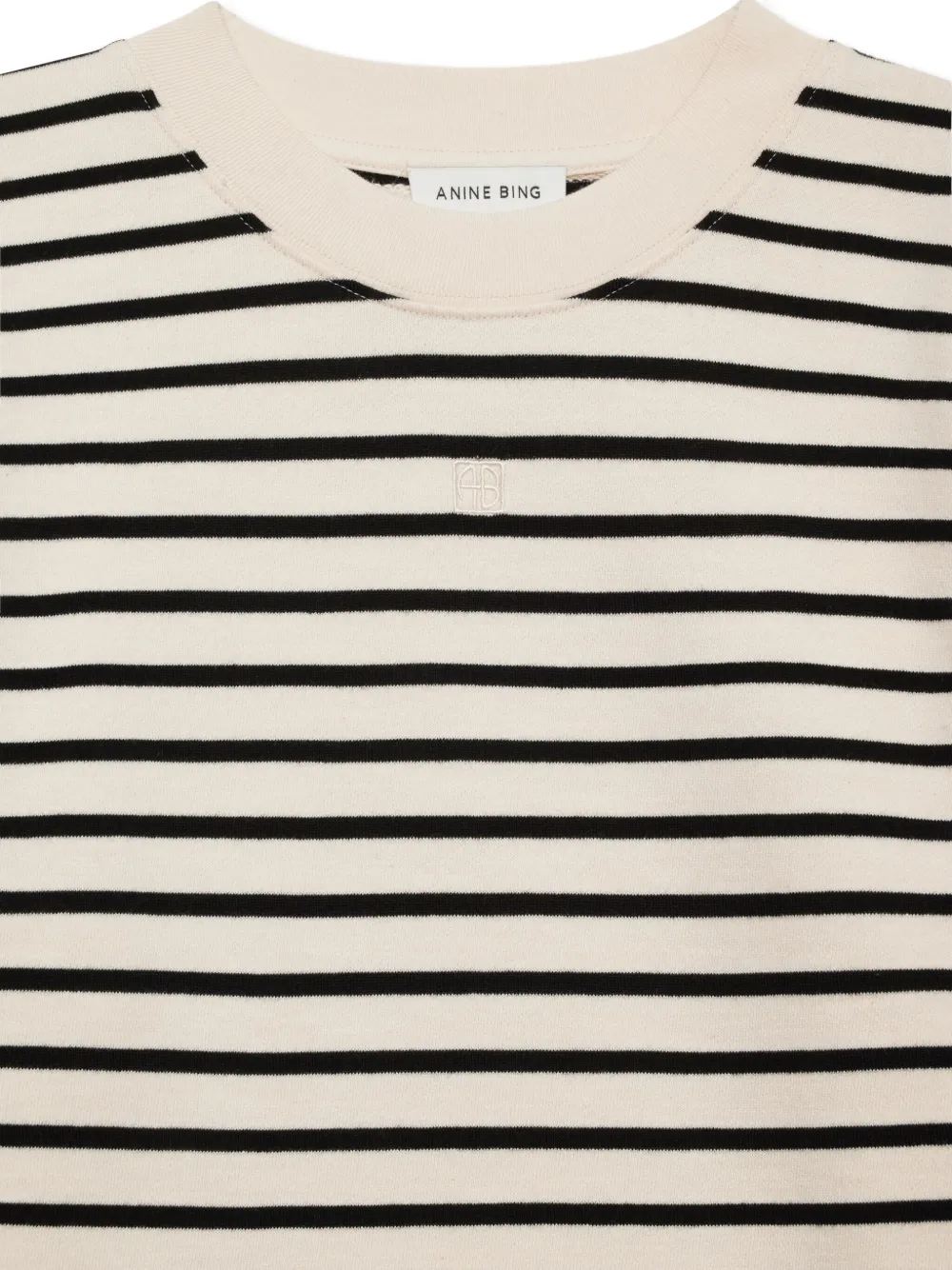 ANINE BING STRIPED MINI DRESS 