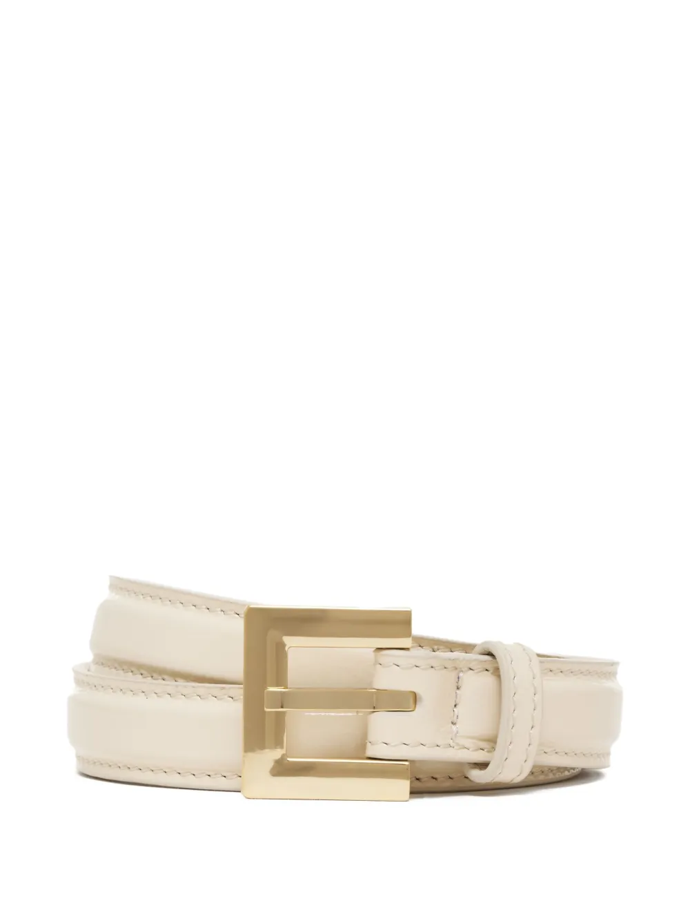 ANINE BING Lakleren riem - Beige