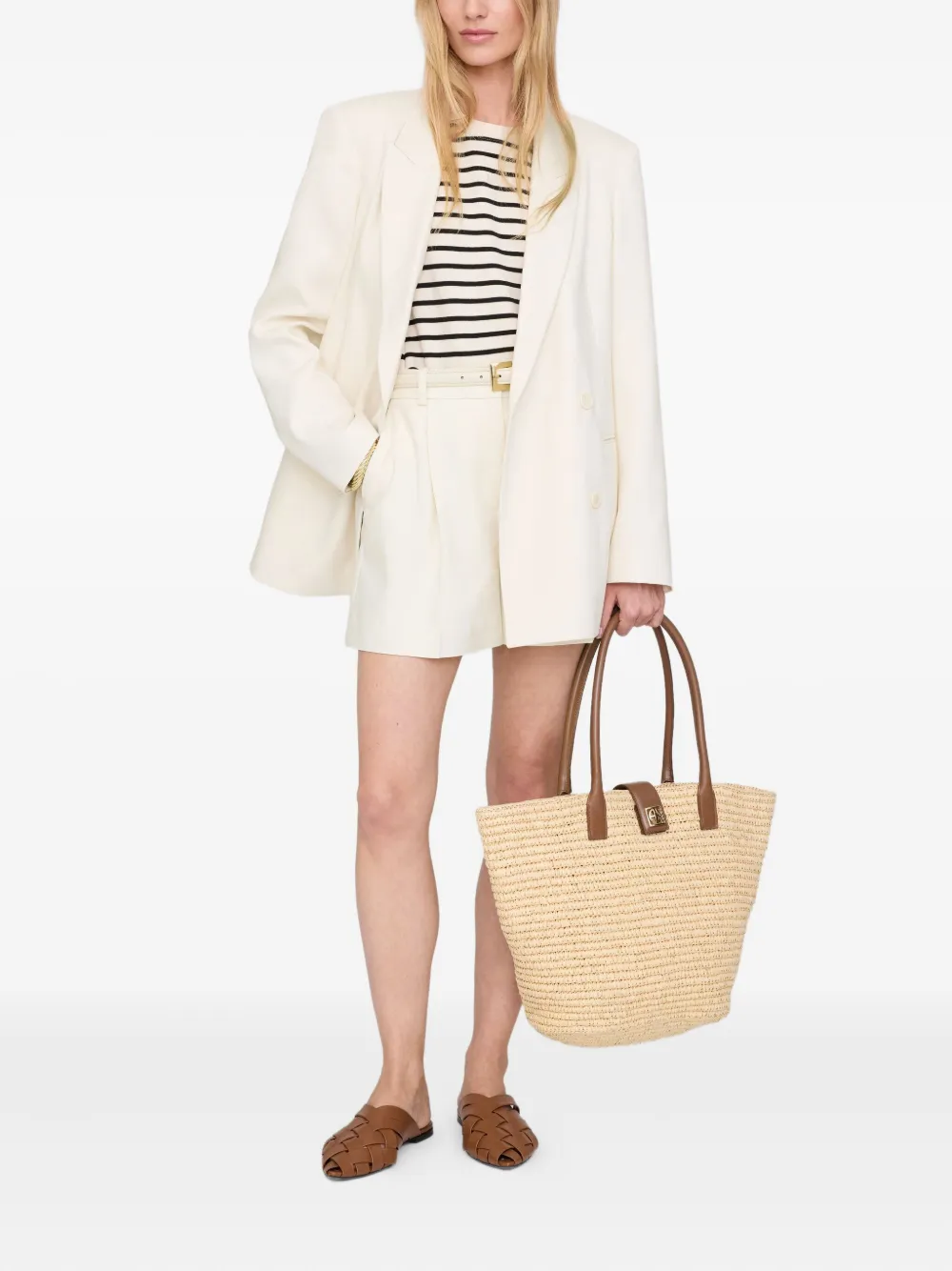 ANINE BING Lou tote bag - Beige