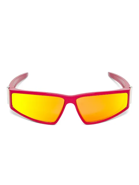 Alexander McQueen lentes de sol Wrap 