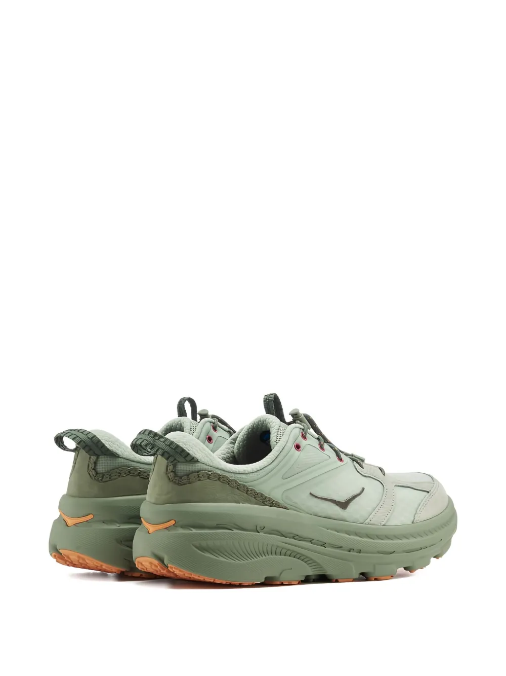 HOKA One Bondi B3LS "Flaxseed Varsity Yellow" sneakers Green