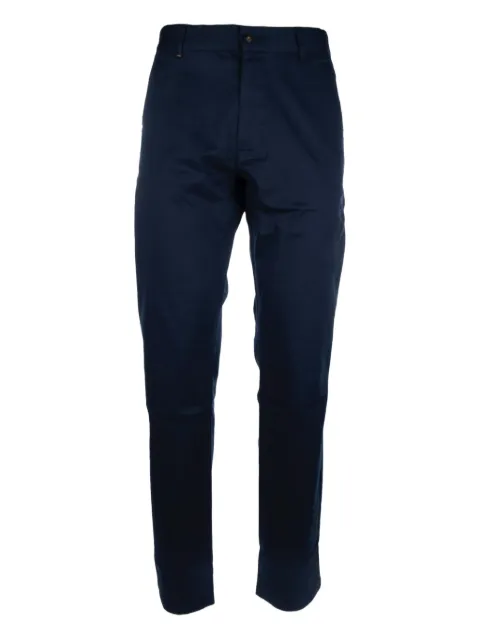 BOSS textured slash-pocket trousers