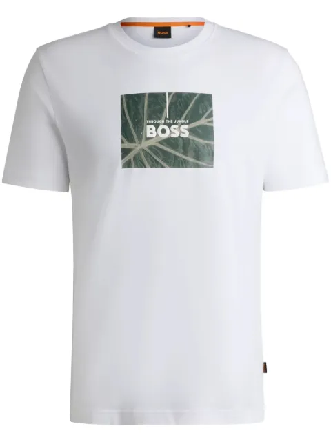 BOSS تيشيرت بطبعة
