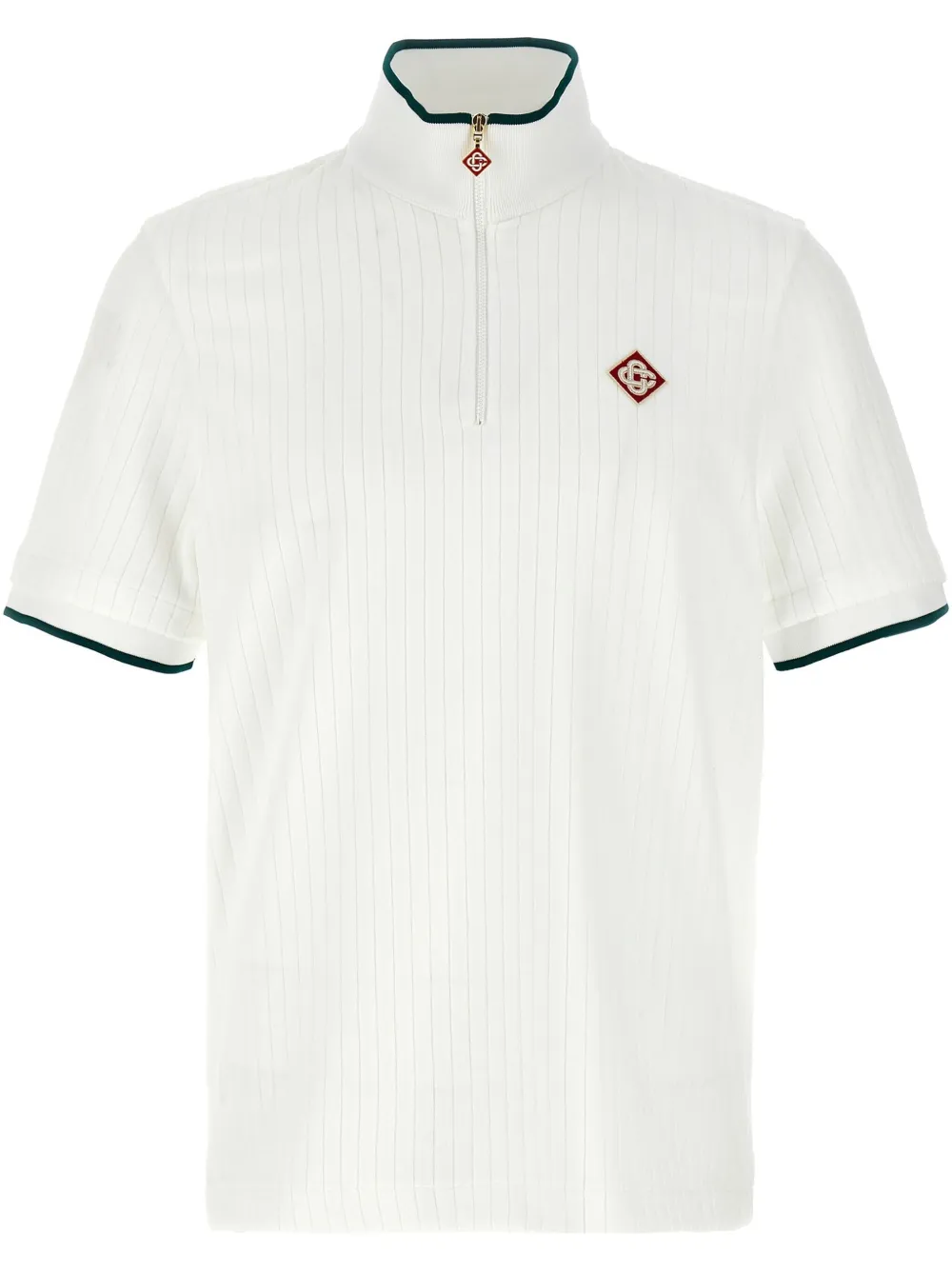 Casablanca ribbed velvet T-shirt | White | Image 1