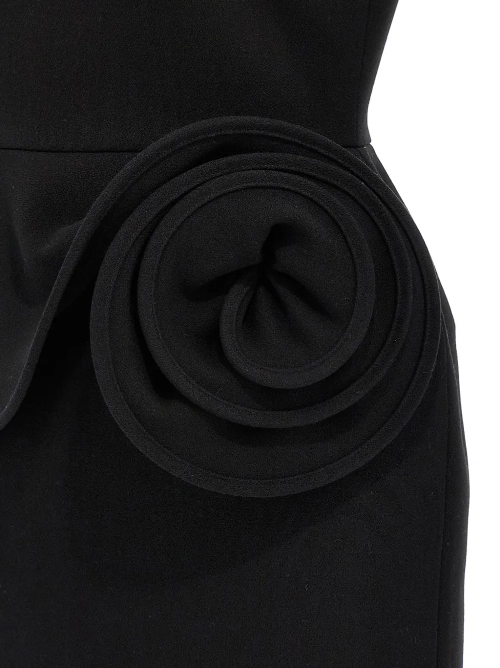 Magda Butrym Mini-jurk met bloemapplicatie Zwart