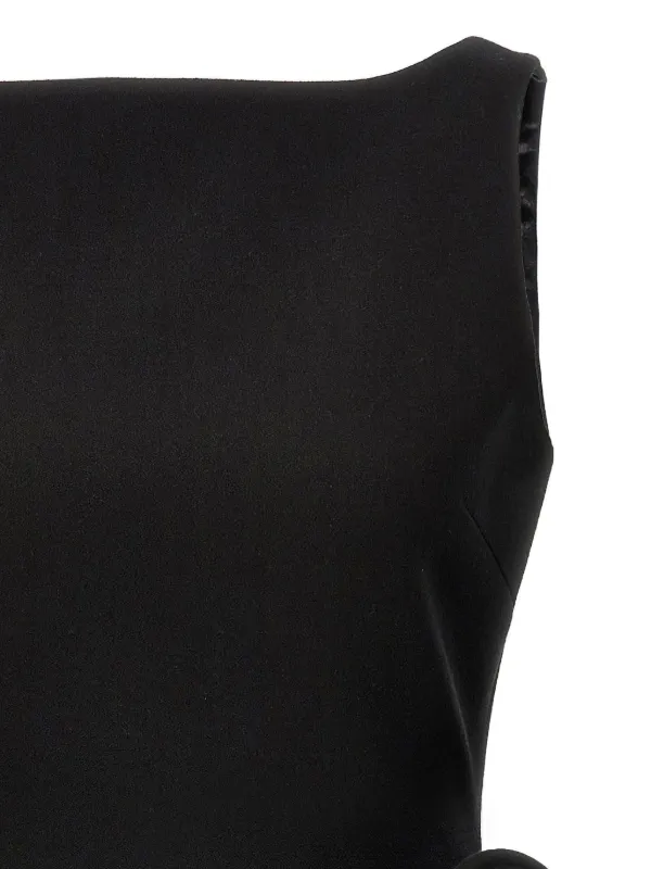 Magda Butrym フローラル ミニドレス | ブラック | FARFETCH JP