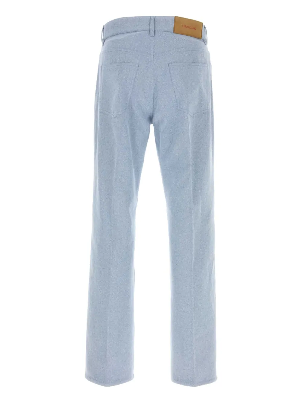 Ferragamo cotton trousers - Blauw