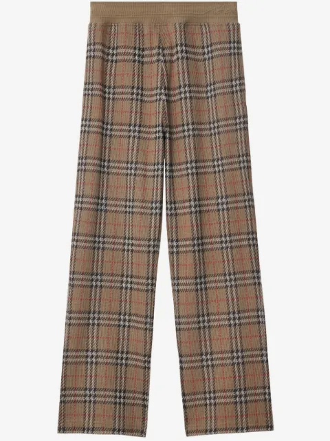 Burberry Check track pants