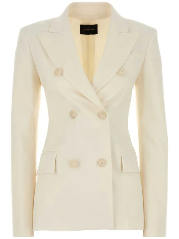 ジャケット THE ANDAMANE Ivory stretch gabardine blazer 28347129_57730801_600.jpg