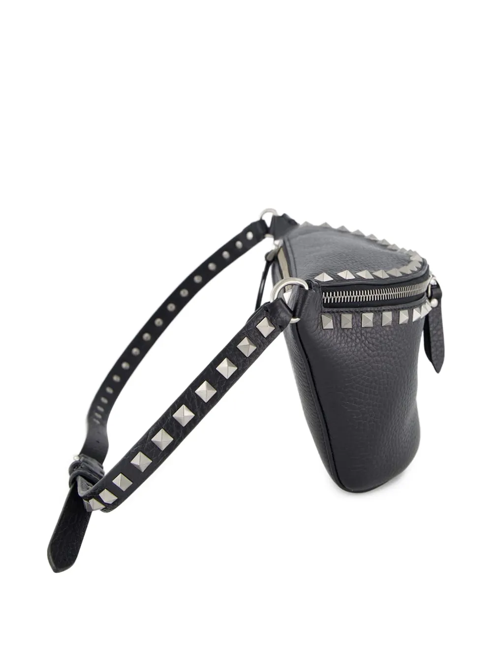 Valentino Garavani Rockstud leren heuptas Zwart