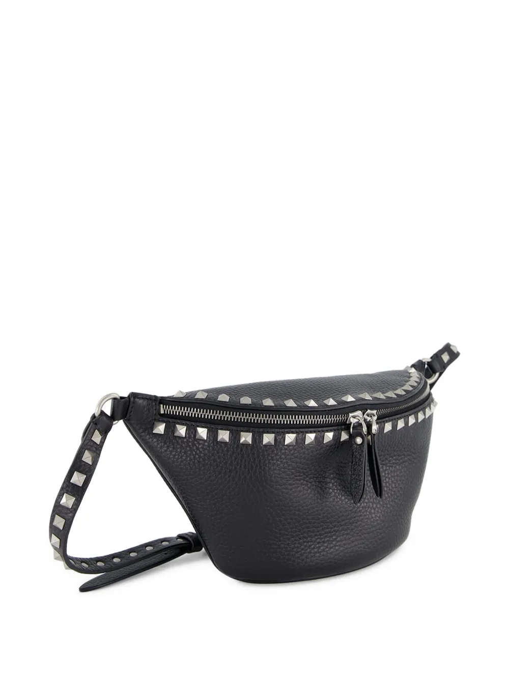 Valentino Garavani Rockstud leren heuptas Zwart