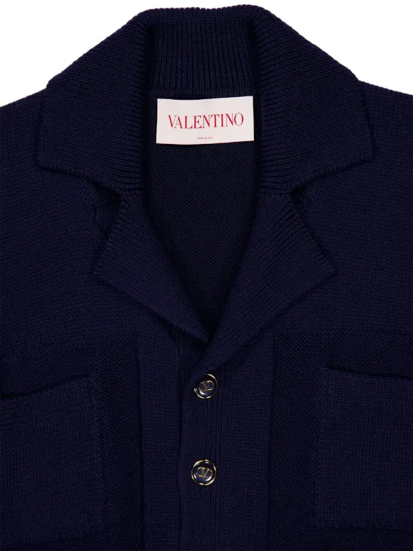 Valentino Garavani ボタン カーディガン | ブルー | FARFETCH JP