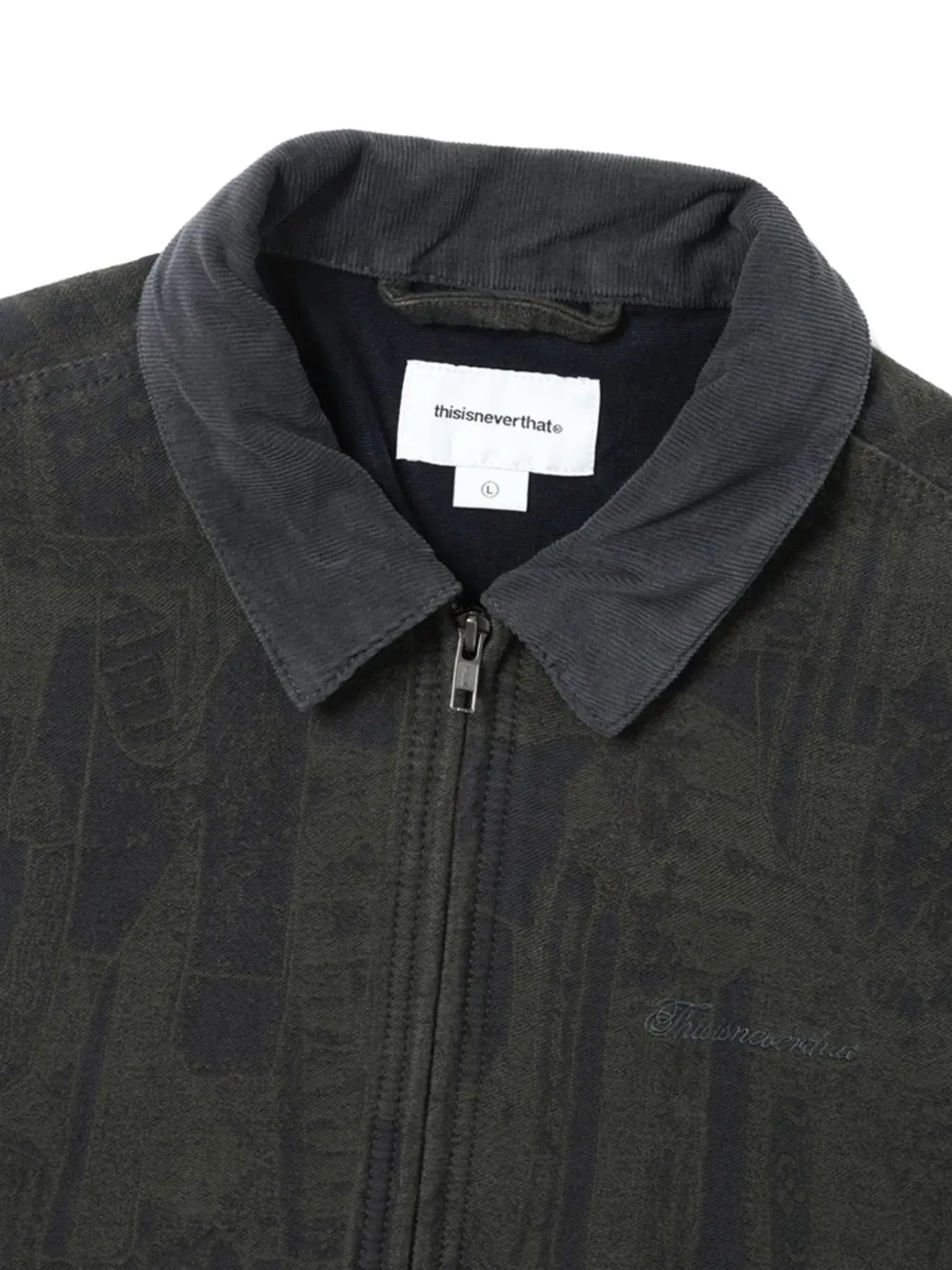 This Is Never That Crazy Work shirt jacket Blauw
