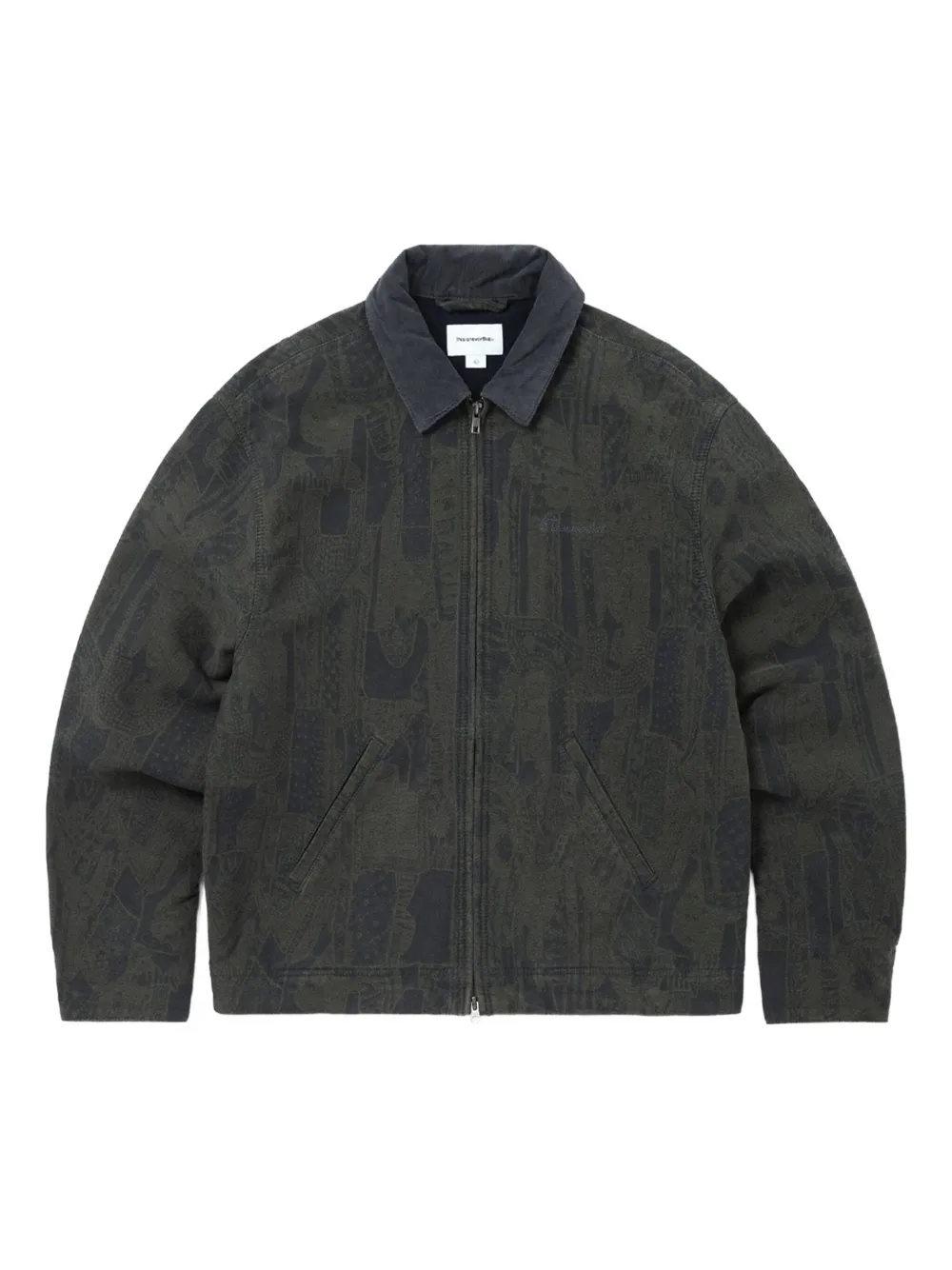 This Is Never That Crazy Work shirt jacket Blauw