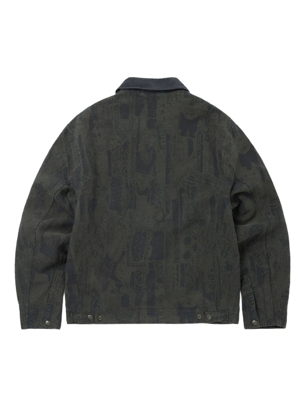 This Is Never That Crazy Work shirt jacket Blauw