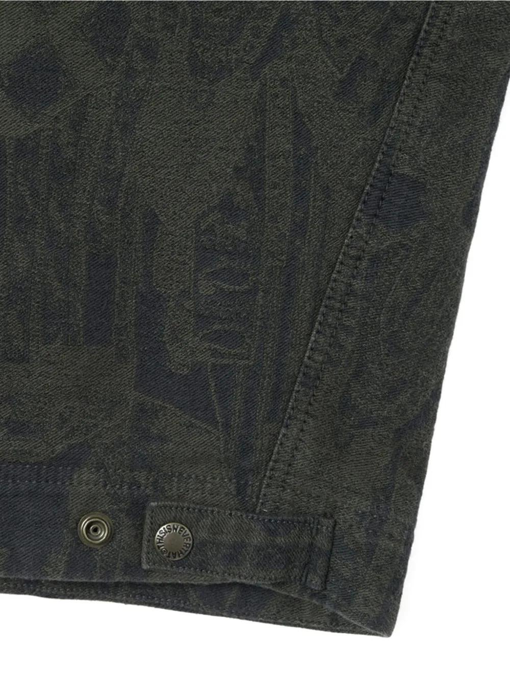 This Is Never That Crazy Work shirt jacket Blauw