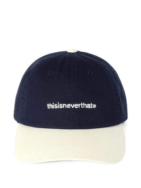This Is Never That embroidered-logo cap