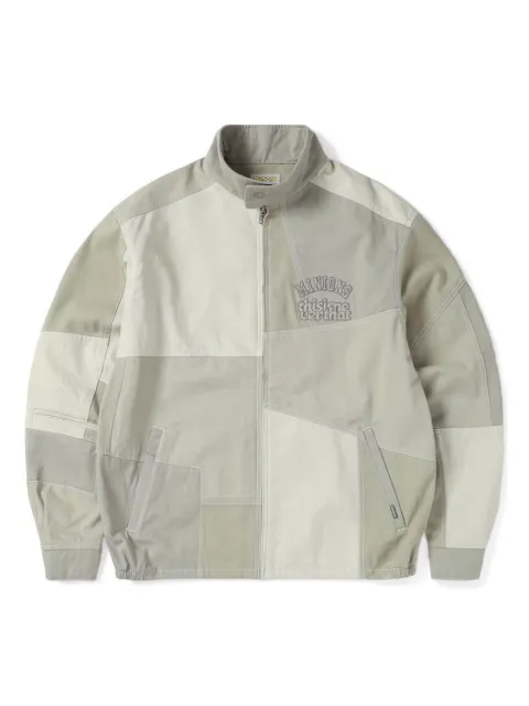 This Is Never That x Minions Crazy Harrington patchwork jacket