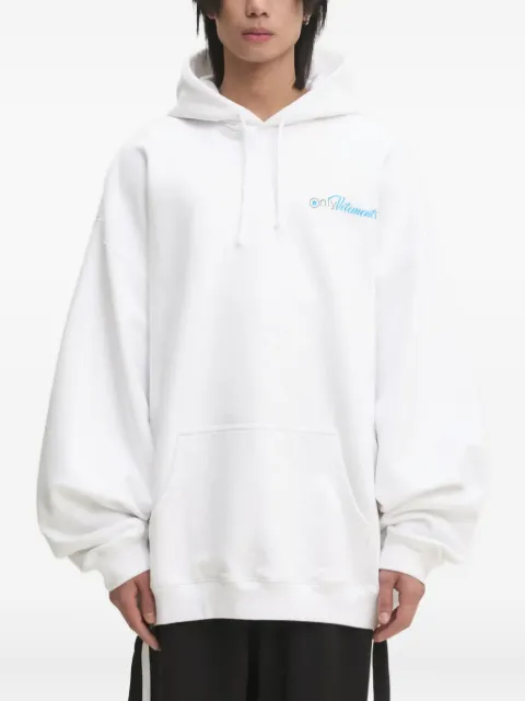 VETEMENTS logo-print hoodie