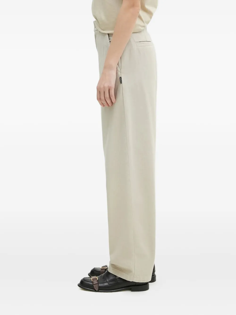 Carhartt WIP Straight broek met achterzakken - Beige