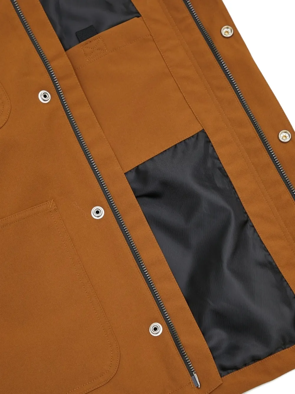 Carhartt WIP corduroy-collar pocket jacket Bruin