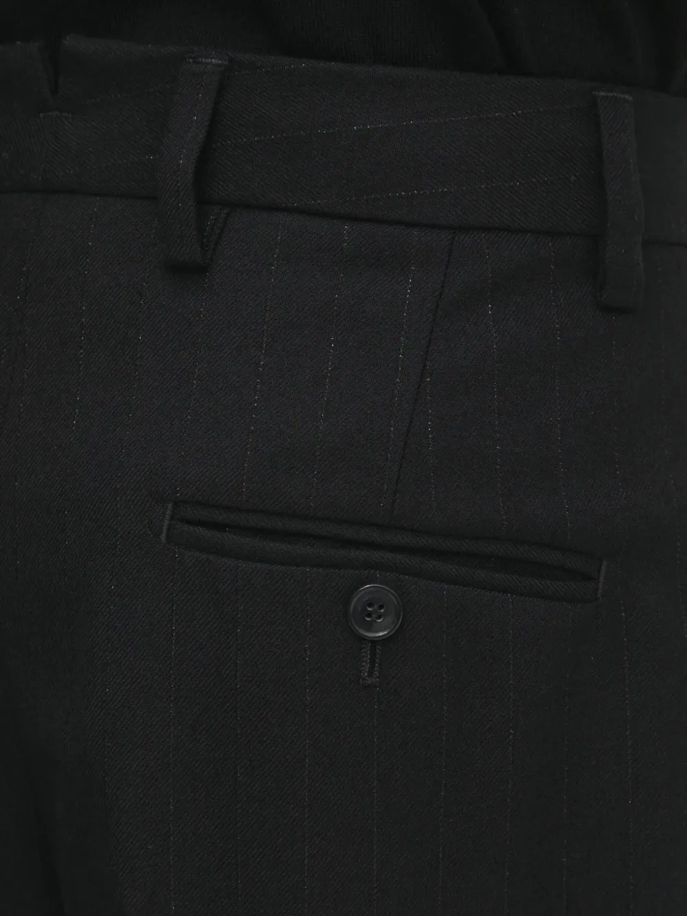 VETEMENTS pinstripe trousers Zwart