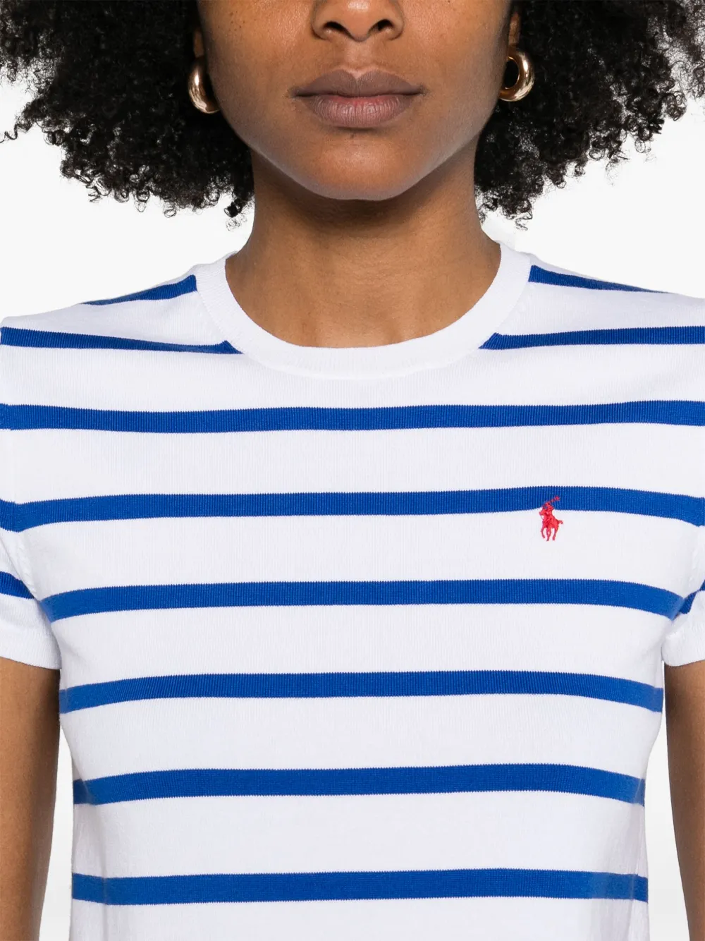 Polo Ralph Lauren Gestreept T-shirt Blauw