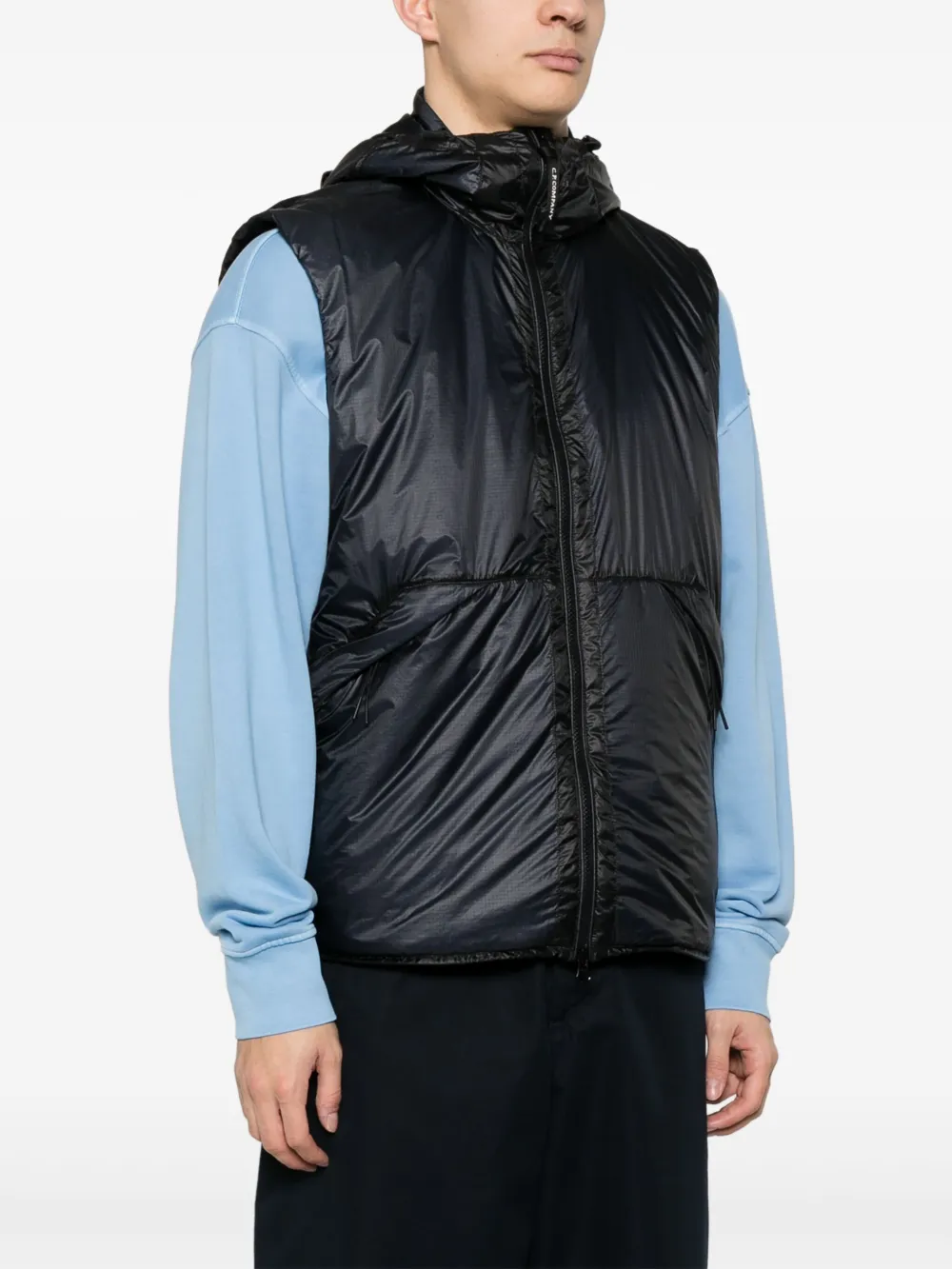 C.P. COMPANY GOGGLE-DETAIL GILET