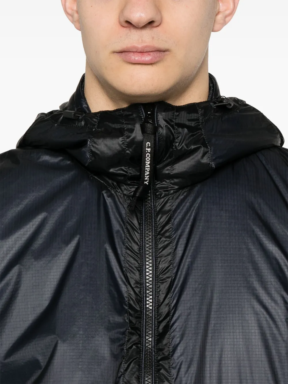 Shop C.p. Company Goggle-detail Gilet In Blue