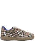 Burberry checked sneakers - Brown
