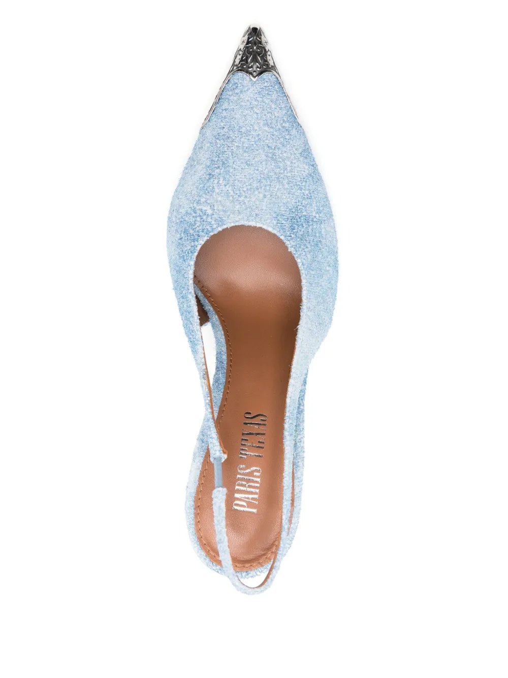 Paris Texas 105mm Jessica Western pumps Blue