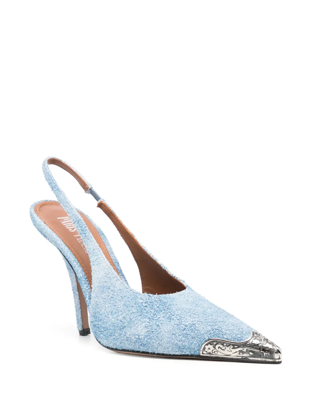 Paris Texas 105 mm Jessica Western pumps - Blauw