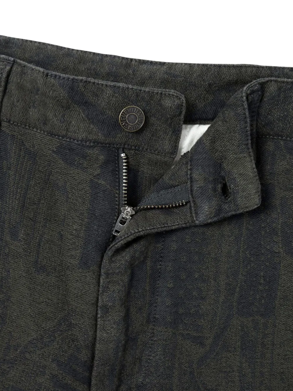 This Is Never That Crazy broek met abstracte print Blauw
