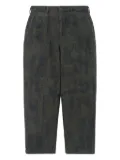 This Is Never That Crazy abstract-print trousers - Blue