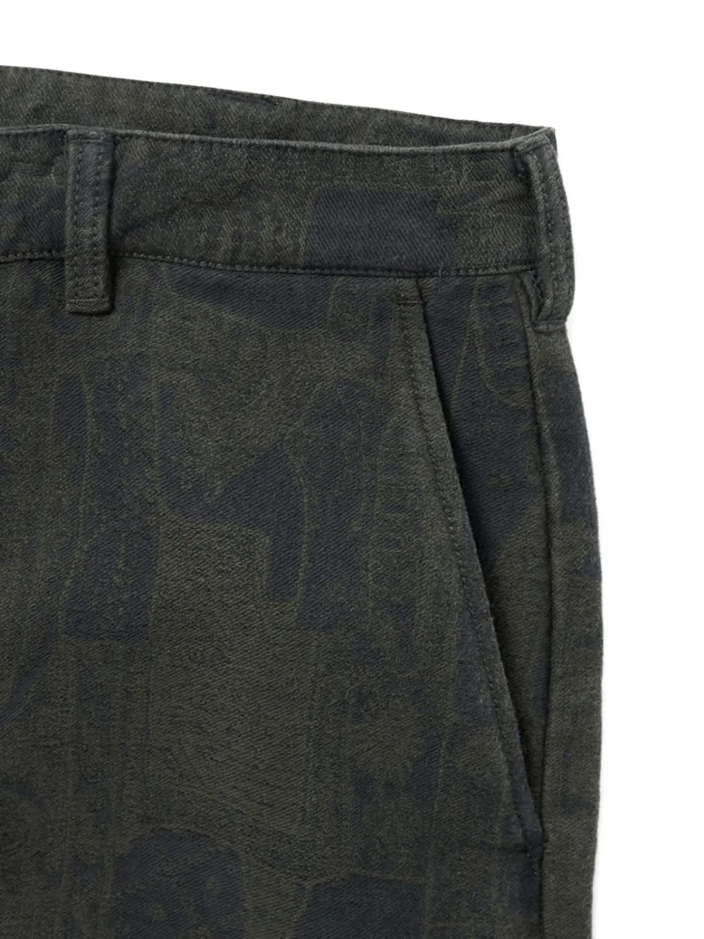 This Is Never That Crazy broek met abstracte print Blauw