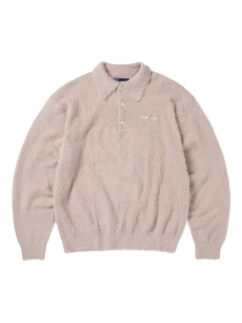 This Is Never That shaggy-knit polo shirt