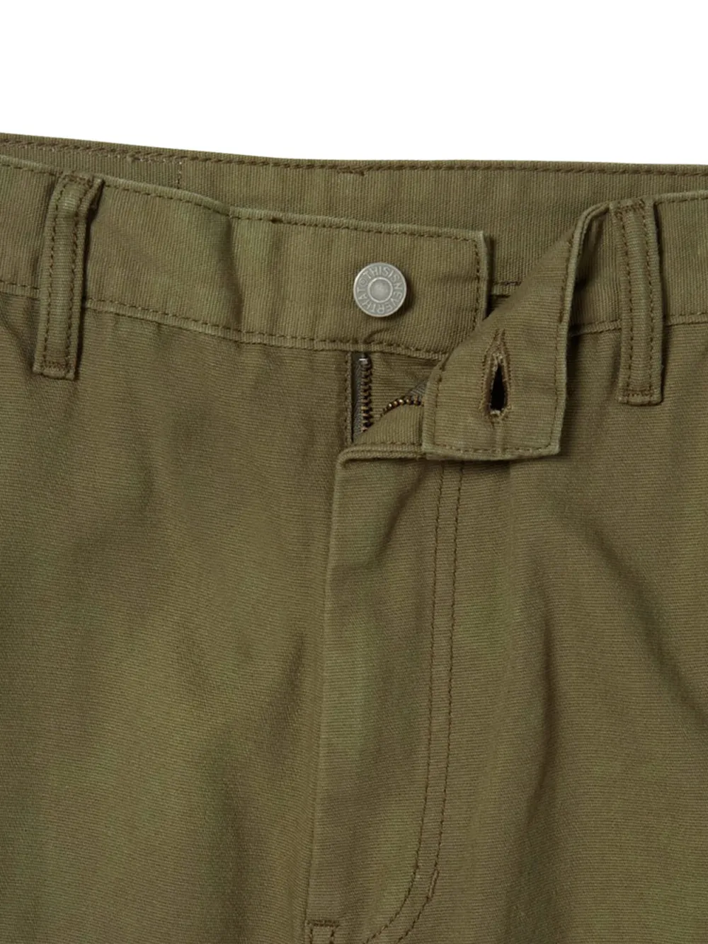 This Is Never That Broek met vervaagd effect Groen