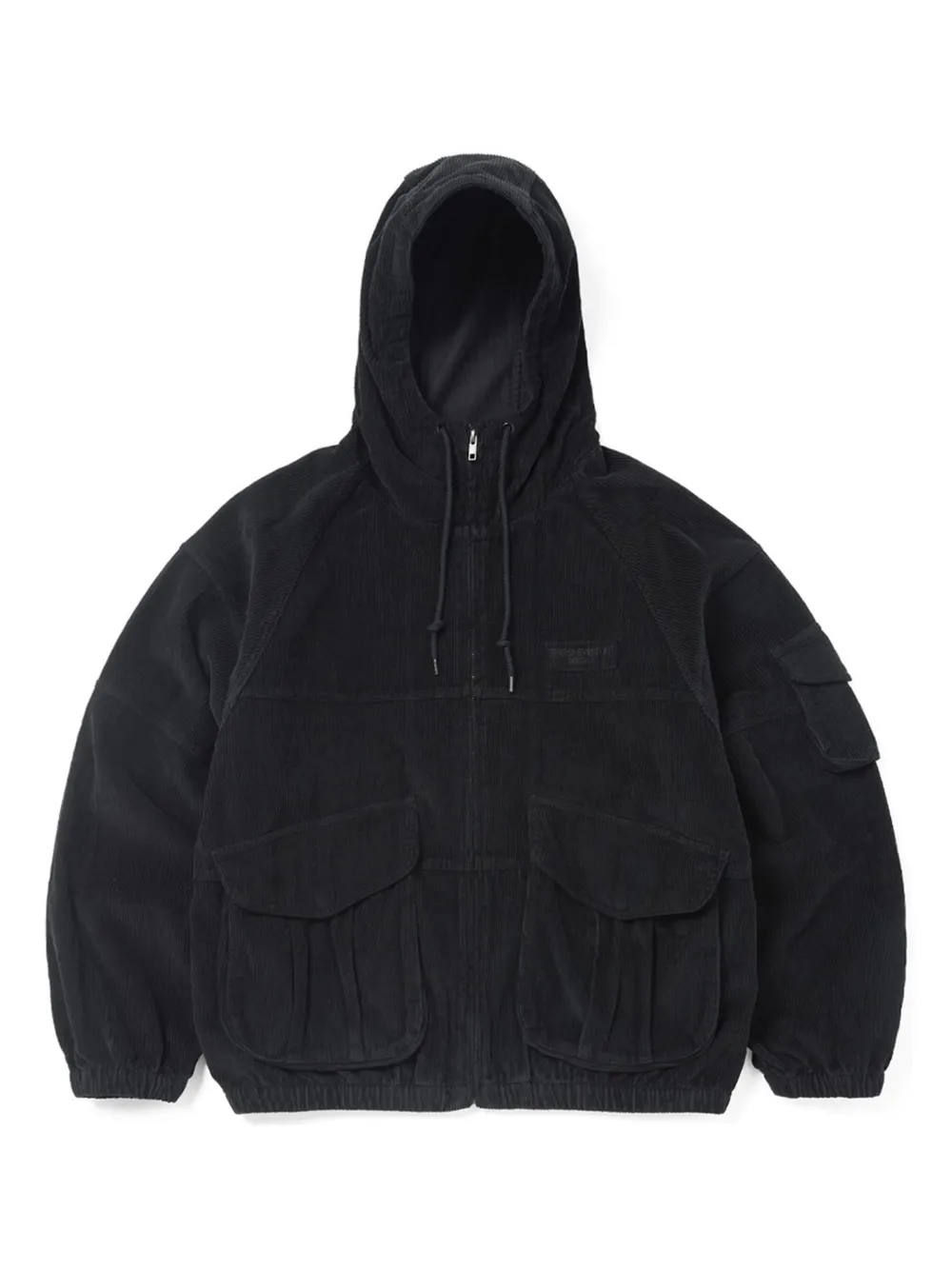 This Is Never That corduroy hooded jacket | negro | Image 1