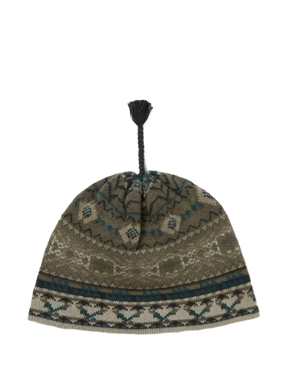 This Is Never That tassel patterned beanie | marrón | Image 1