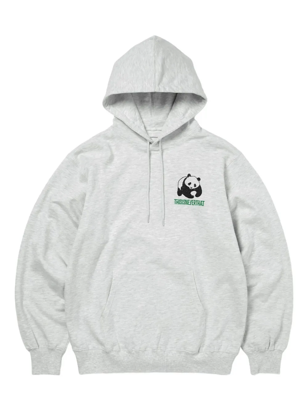 This Is Never That panda print hoodie | Grey | Image 1