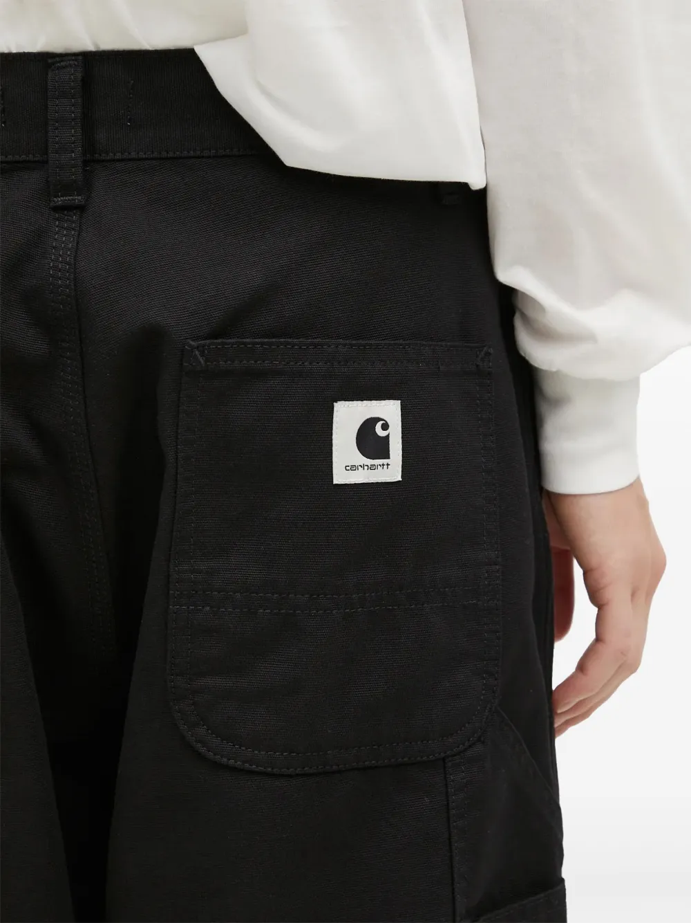 Carhartt WIP Brandon broek met opgestikte zak Zwart