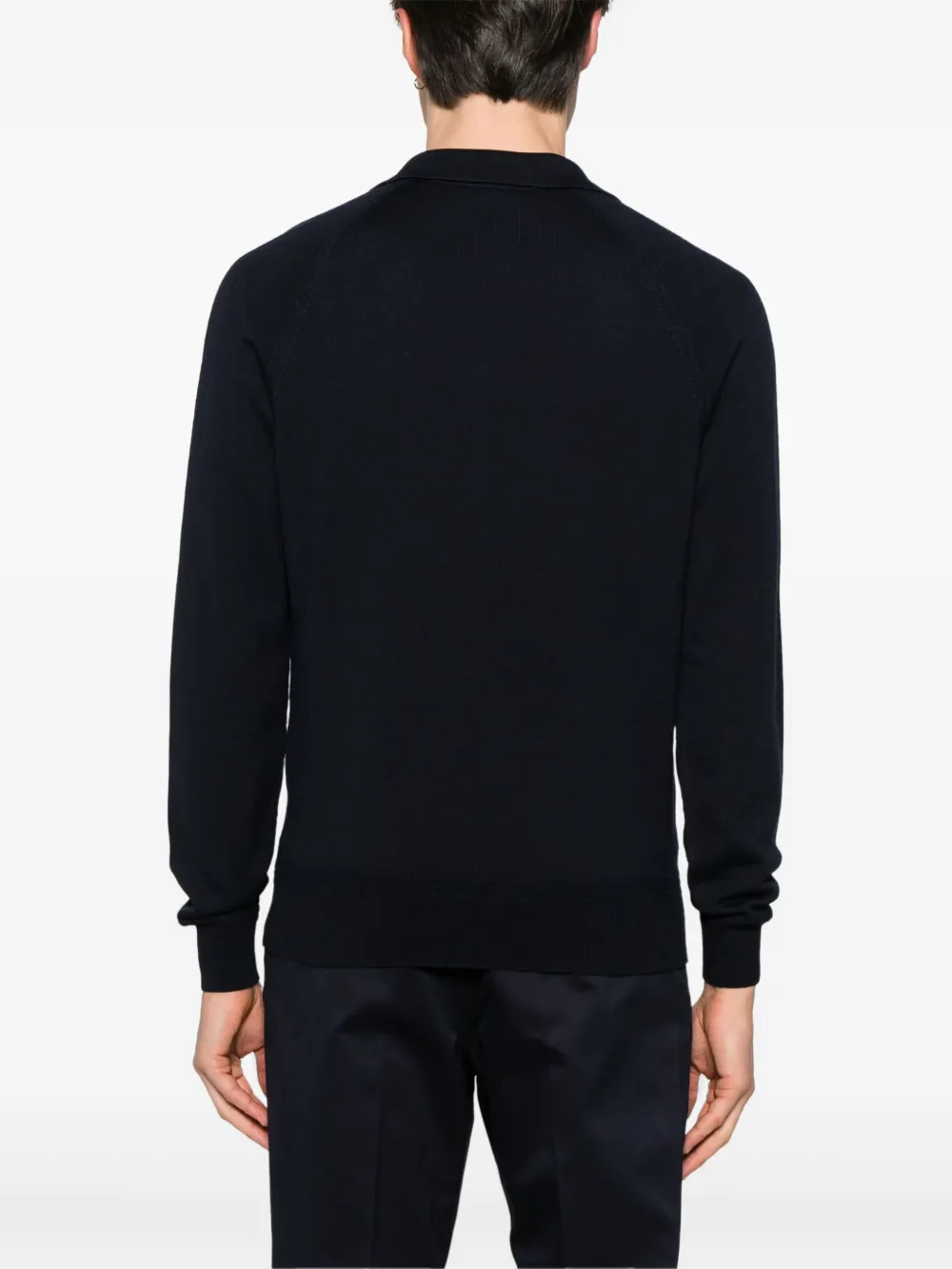 TOM FORD Gebreide polotrui Blauw