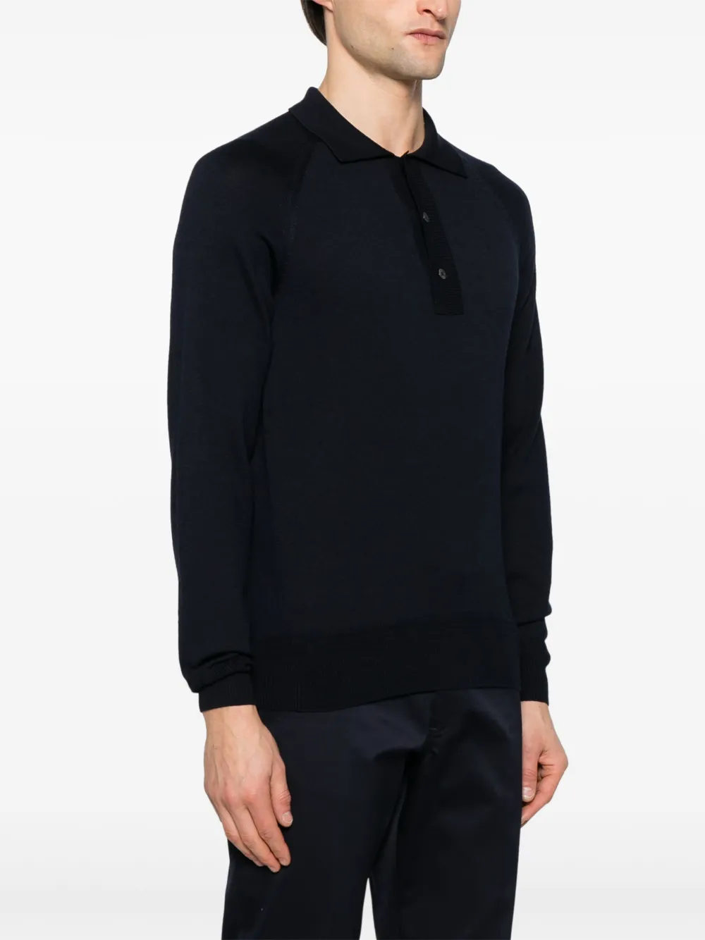 TOM FORD Gebreide polotrui Blauw