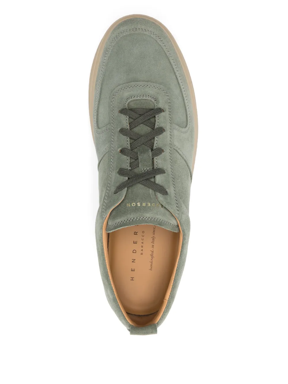 Henderson Baracco suede sneakers Green