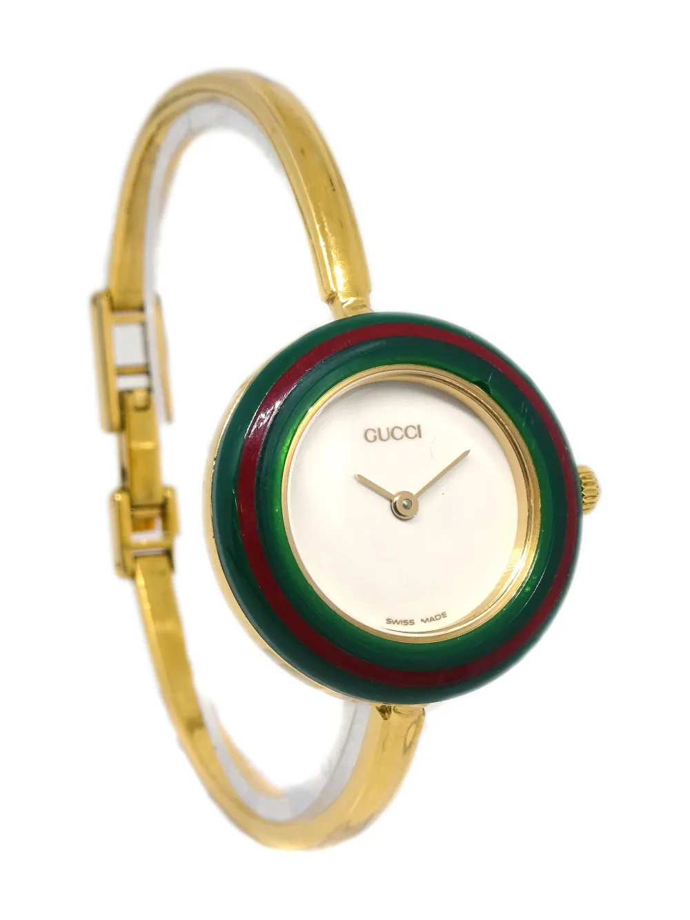 Gucci Pre-Owned 1980-1990s Chameleon 25 mm - Wit
