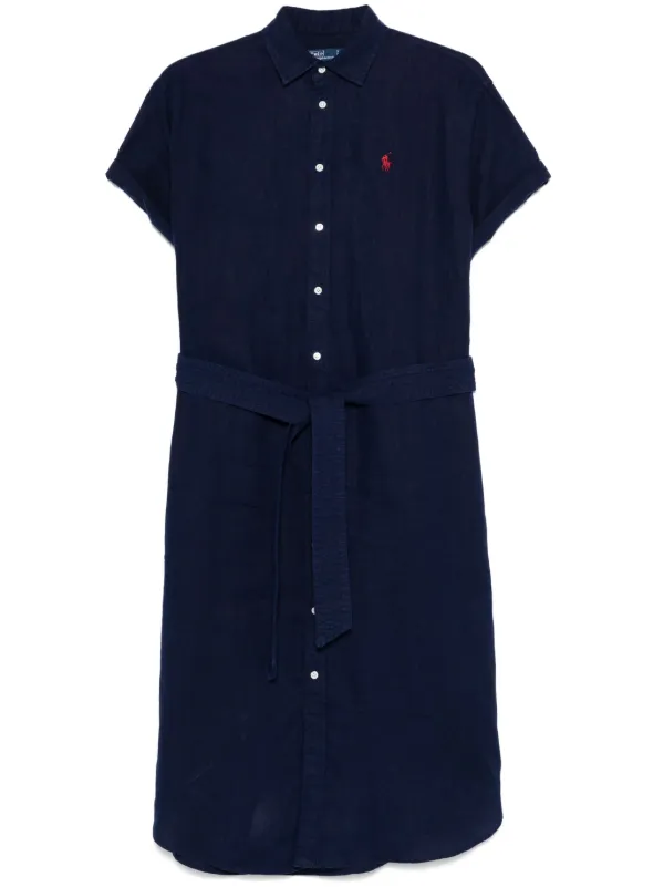 【送料&関税込】Polo Ralph Lauren Logo Midi Dress Cable-Knit Cotton Polo Midi Dress for Women | Ralph Lauren® TN