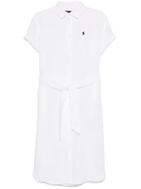 Polo Ralph Lauren Oxford belted midi dress