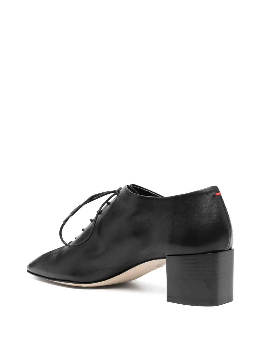 Aeyde 50mm leather pumps Black