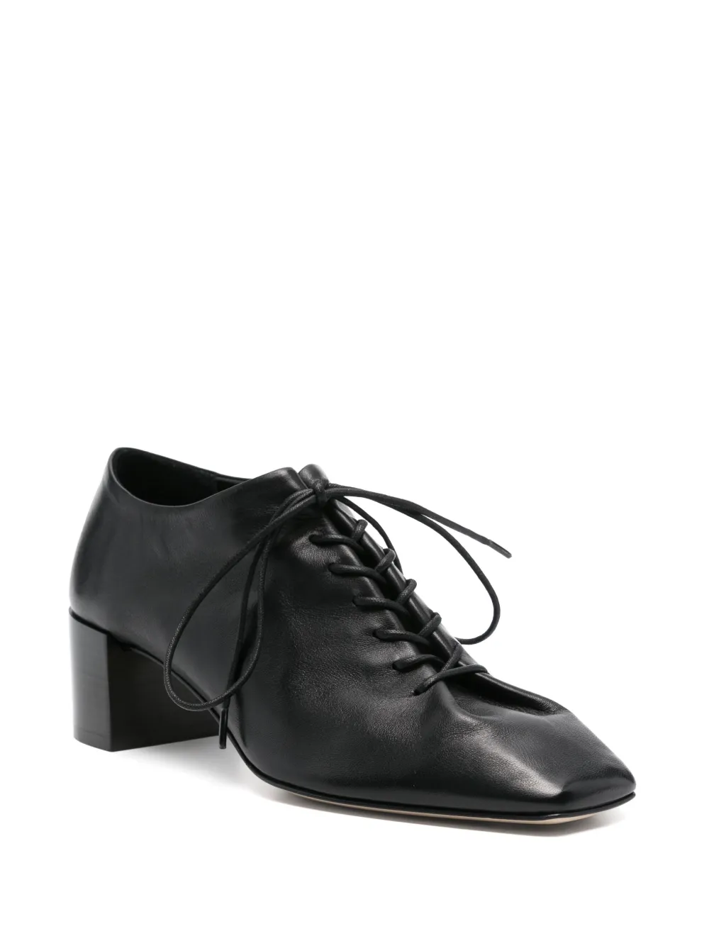 Aeyde 50mm leather pumps Black